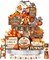 21 Pcs Fall Thanksgiving Tiered Tray Decor Set Pumpkin Gnome(Vintage)